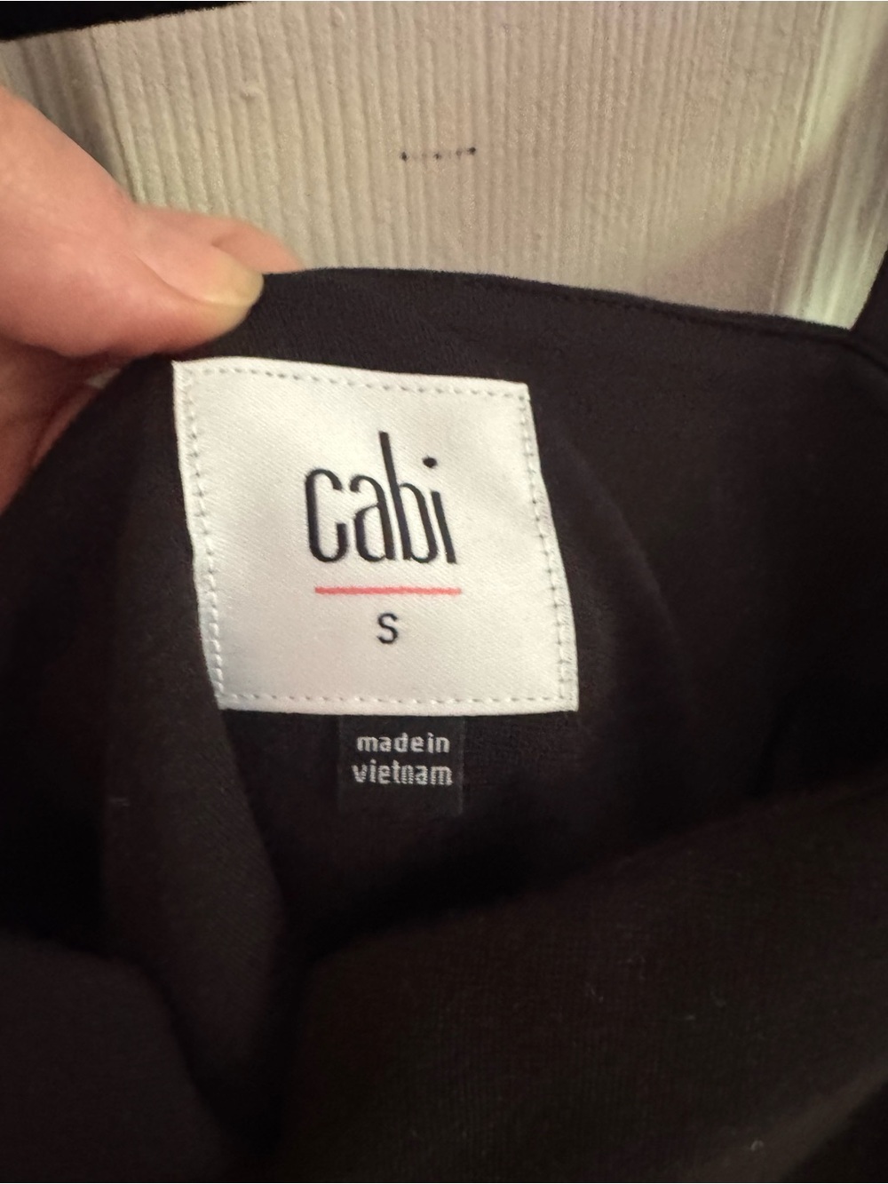 CAbi Under Over Tank Black Ponte Size Small - Picture 6 of 11
